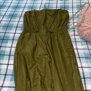 Olive jumpsuit size small